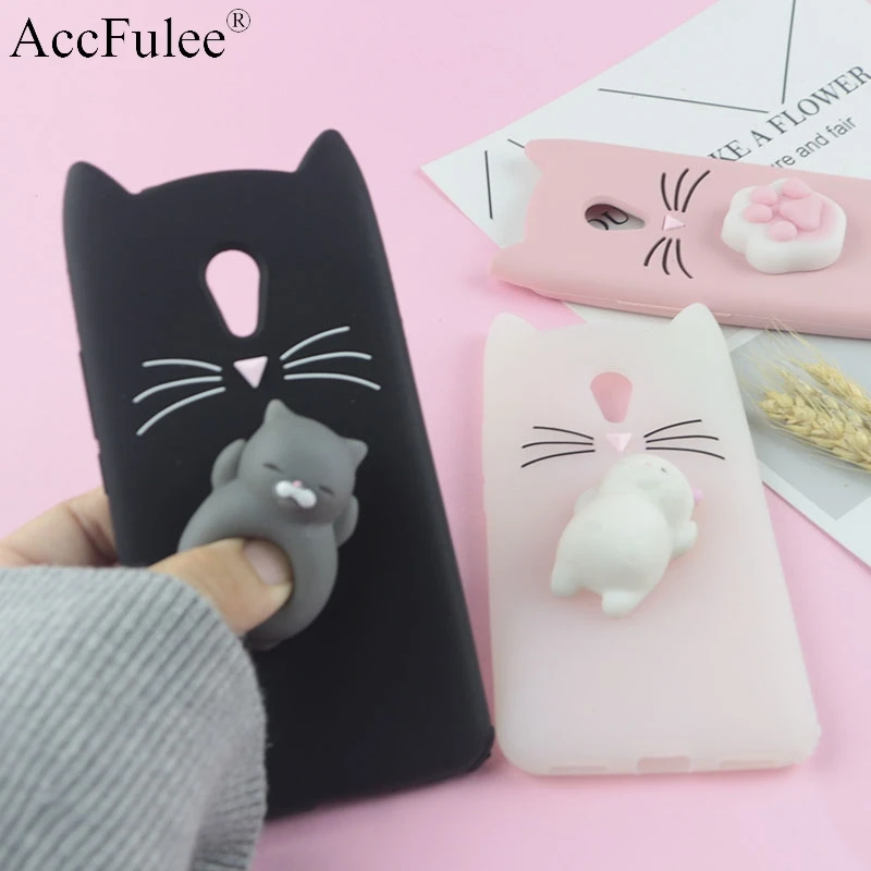 Милый японский блестящий чехол с котом для Meizu M2 mini M3S M5 M5S A5 M3 Note MX6 MX5 Pro 7 Plus Мягкий чехол с котом чехлы для телефонов