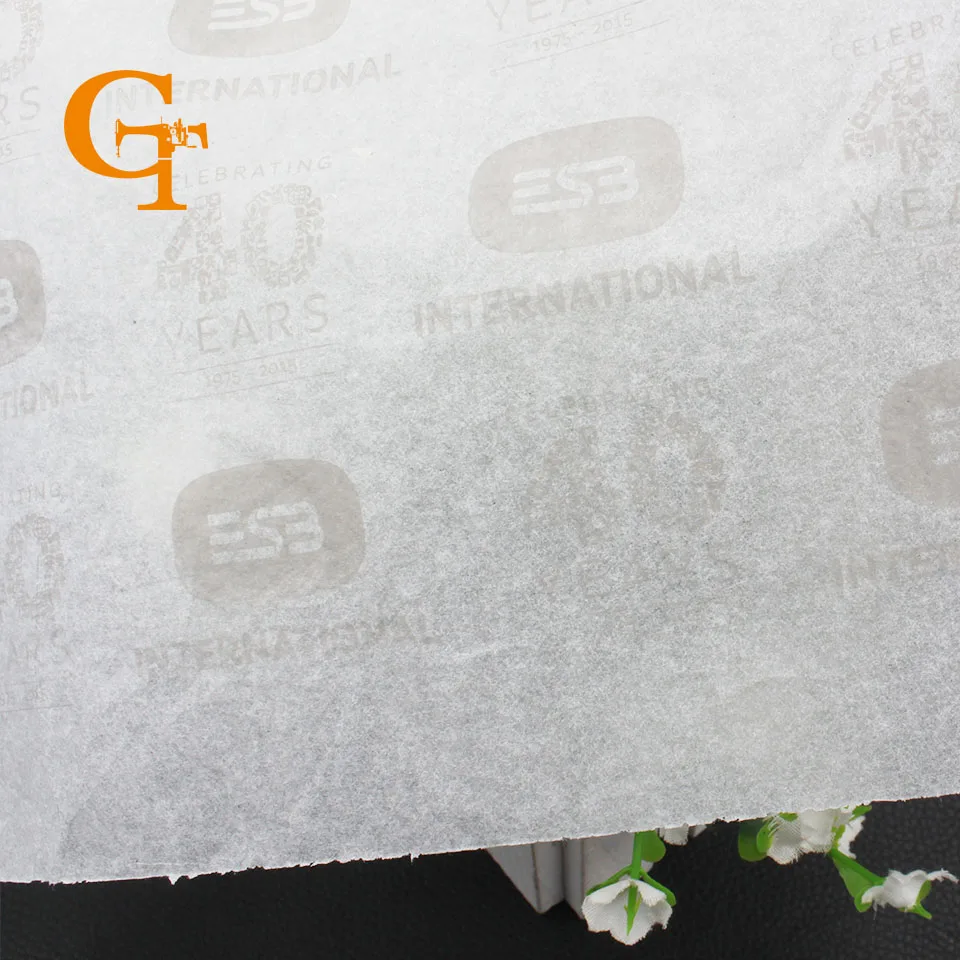 Белая оберточная бумага с принтом подарочная упаковка бумажная салфетка винный