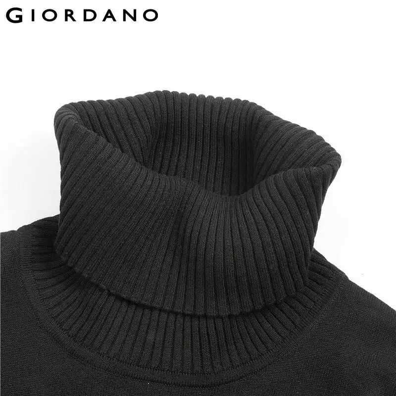 Giordano женское трикотажное платье с высоким воротом