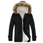 Зимняя мужская куртка на меху с капюшоном, утепленная хлопковая теплая верхняя одежда, парка, хит продаж, C08