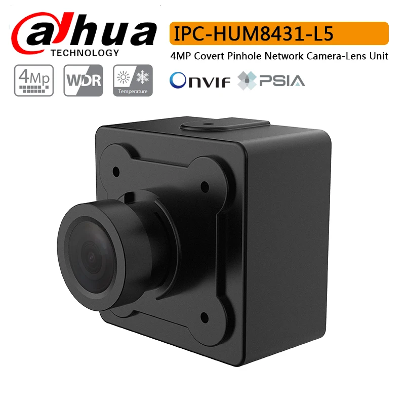 Dahua IPC-HUM8431-L5 4MP скрытое отверстие сетевая камера-объектив блок 4 мегапикселя