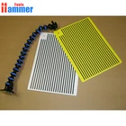 Hammer tools Super White and Yellow PDR Lined Dent Board - Reflector Board - Replaces Portable Dent Light