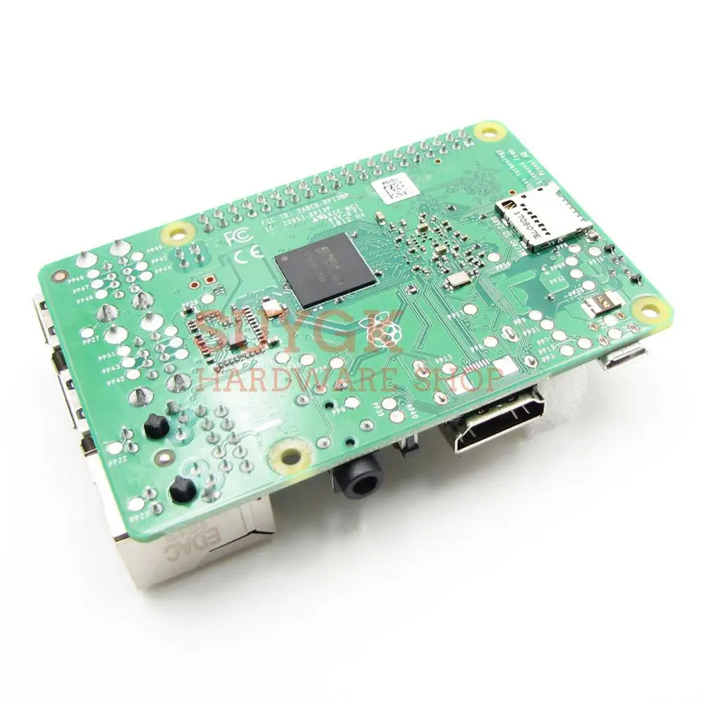 2018 новый оригинальный BCM2837B0 64 битный 1 ГБ SDRAM WiFi 2 4/5 0 ГГц Bluetooth PoE Ethernet Pi 3B + PI3 B