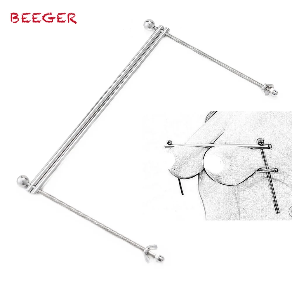 Держатель для груди BEEGER из нержавеющей стали металлический зажим | Красота и