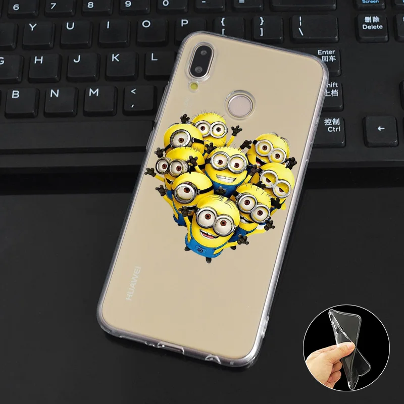 DREAMFOX L067 Minions Soft TPU Silicone Case Cover For Huawei Honor 6A 6C 7X 9 10 P20 P30 Lite Pro P Smart 2019 |