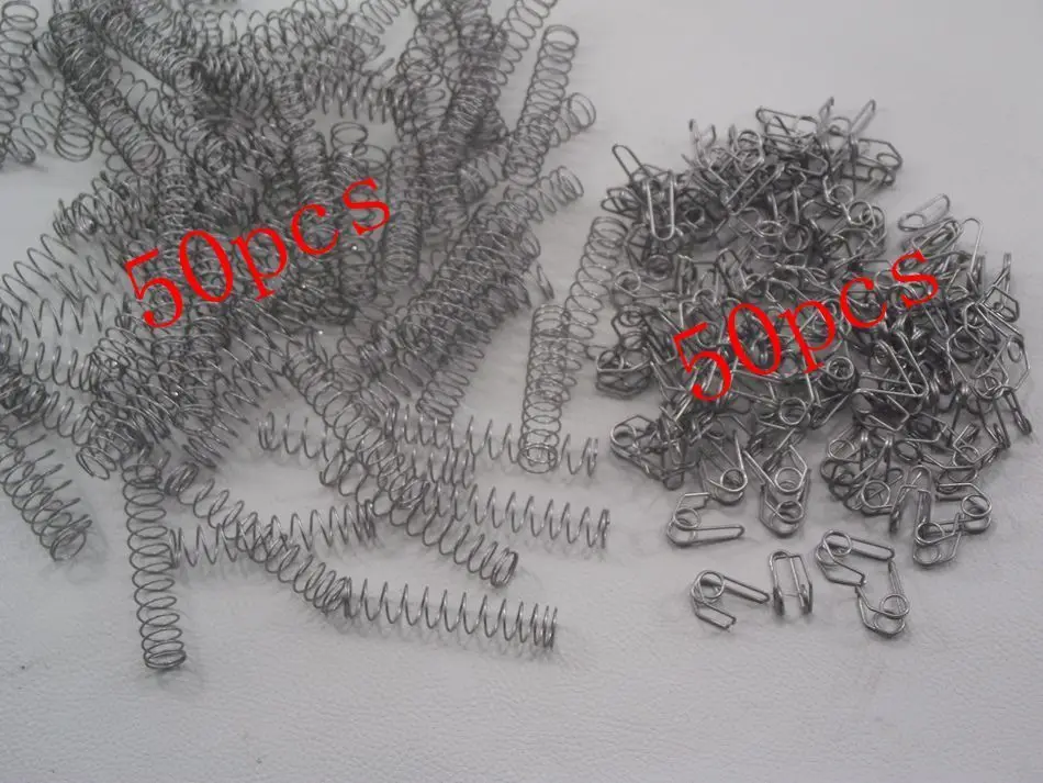 

100 pcs trumpet springs trumpet parts Two kinds of mixed