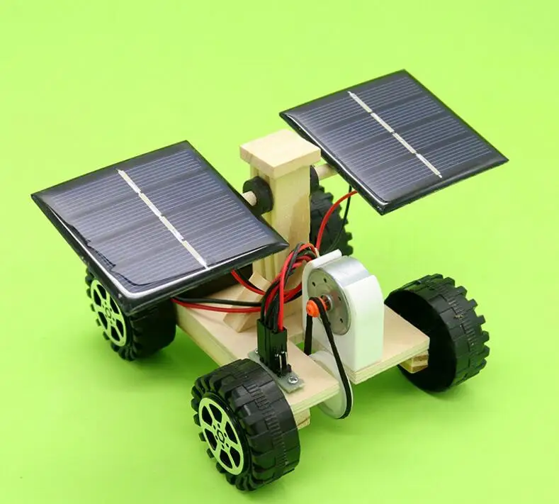 Деревянная модель лунного Rover April Du сделай сам наборы материалов для изучения