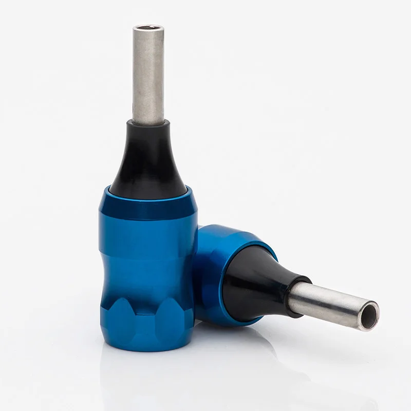Новое поступление 25 мм синяя алюминиевая тату ручка трубы с задней стволовой