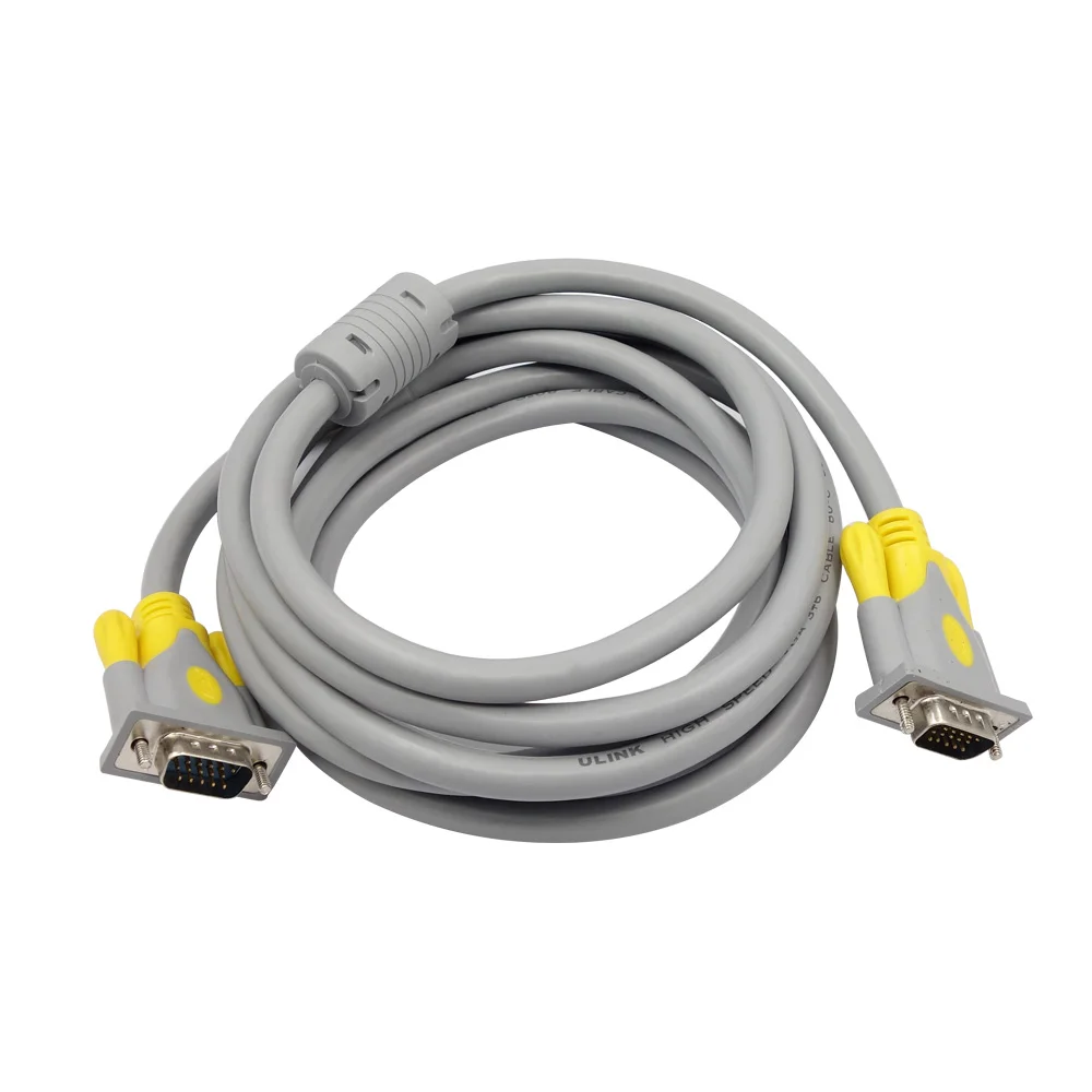 Для TV BOX Monitor HDTV PC Projector Extender ThundeaL 3 + 6 VGA кабель 10 м 15 20 OD8mm Male To Double Ring Extension |