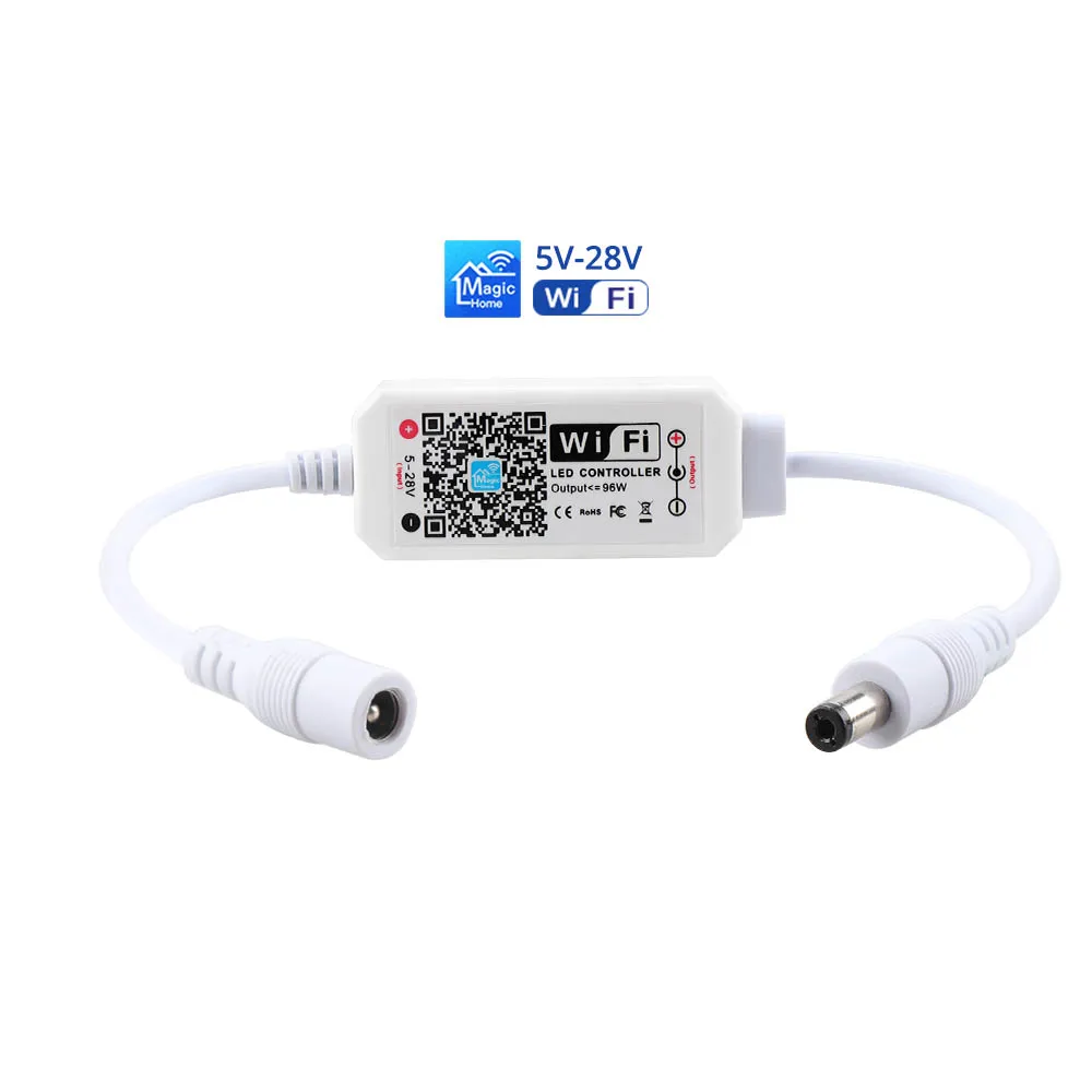 Magic Home мини диммируемая Беспроводная APP WiFi контроллер для 2835 3014 3528 5050 5630 5730