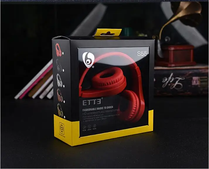 OVLENG S55 беспроводные наушники, Bluetooth гарнитура, складные наушники, регулируемые наушники с микрофоном для ПК, ноутбука, телефона