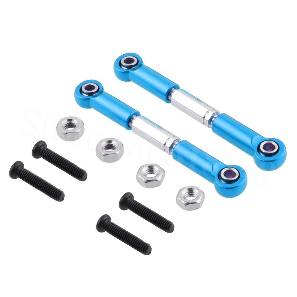 Алюминиевый передний амортизатор рулевой тяги 0021 для WLtoys 12428 12423 1/12 RC автомобиль