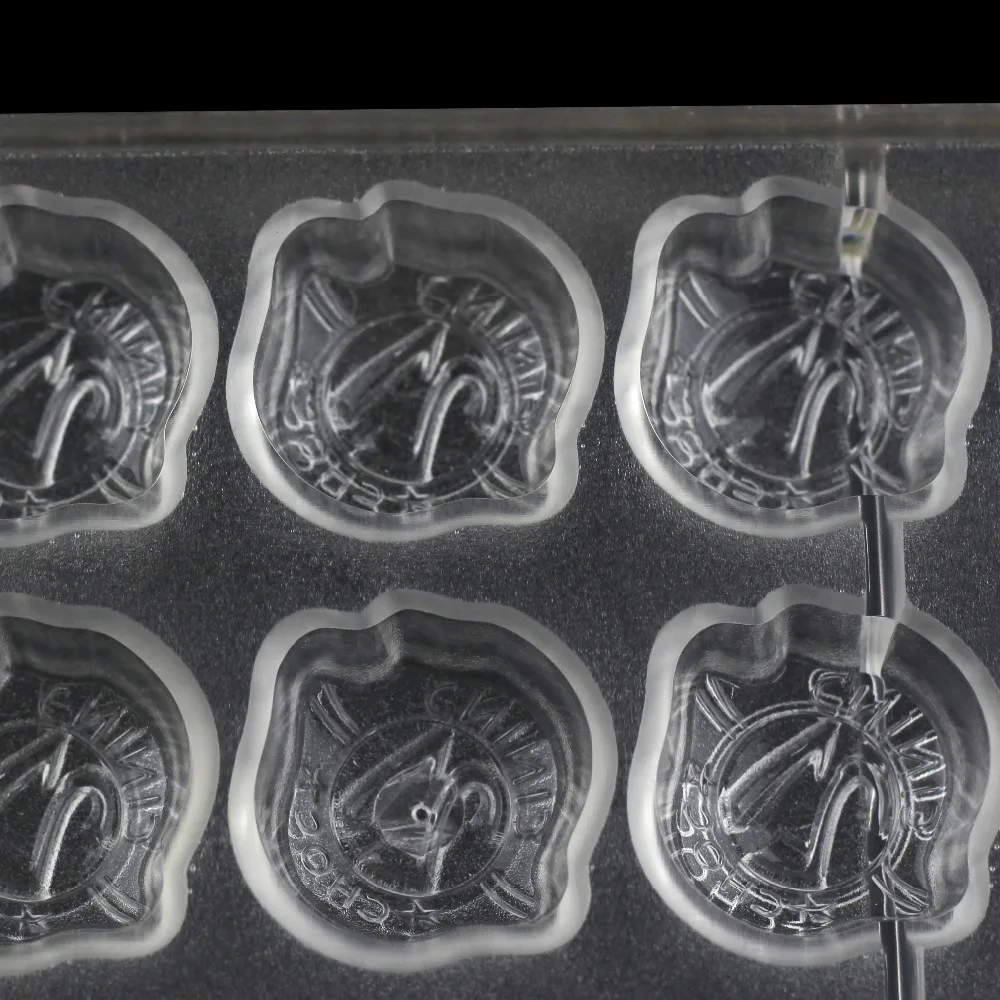 Форма для шоколада из поликарбоната с номером 21 кондитерские инструменты кухни