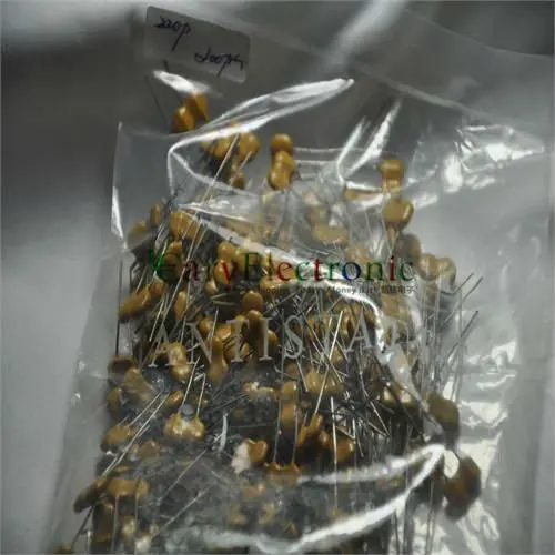 Оптовая продажа 100 шт. новые серебряные Слюдяные Конденсаторы с длинным свинцом