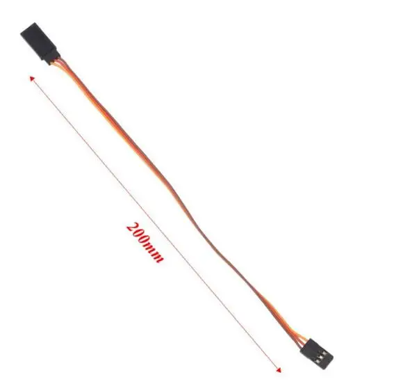 10 шт./лот 300 мм 30 см 60 26AWG RC сервоудлинитель свинцовый кабель для Futaba JR штекер