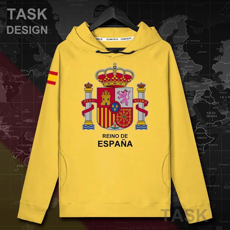 Королевство Испания Espana ESP испанский испанец мужское осеннее пальто с капюшоном пуловеры толстовки Толстовка тонкая уличная новая одежда 20 - Цвет: hooded-daisy