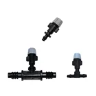 Серая насадка для распыления пластиковое сопло для распыления промышленность Сельское хозяйство охлаждение увлажнение ирригационная система разбрызгиватели 100 шт