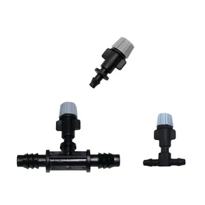 Серая насадка для распыления пластиковое сопло для распыления промышленность Сельское хозяйство охлаждение увлажнение ирригационная система разбрызгиватели 100 шт