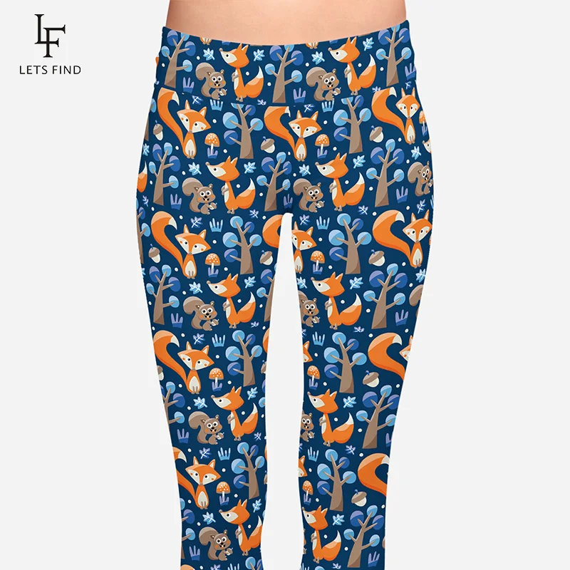 Letsfind/Леггинсы с эффектом пуш ап женские модные леггинсы больших размеров милые