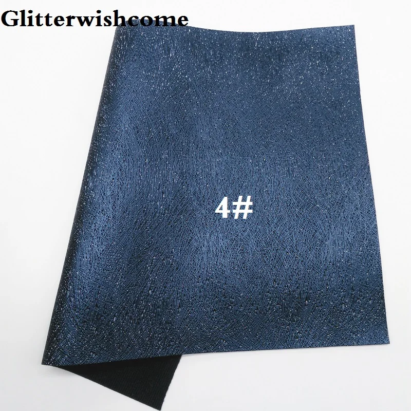 4 Glitterwishcome 21X29 см A4 размер винил для бантов блестящая кожа Fabirc искусственная кожа листы для бантов, GM112A - Цвет: 4
