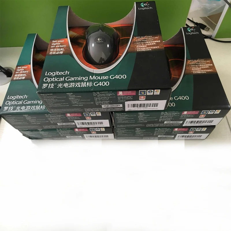 Проводная оптическая игровая мышь Logitech G400 профессиональная брендовая gmaing с