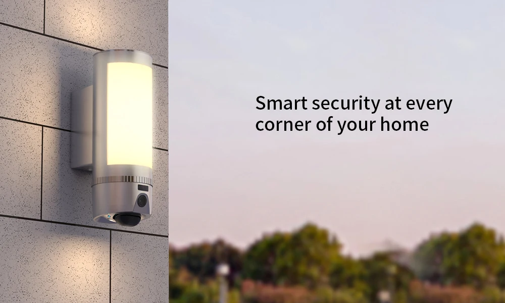Freecam 1080 P HD настенный светильник камеры безопасности дома Wifi камеры для наружных помещений, движение-активированный водонепроницаемый двусторонний разговор ночного видения L900S