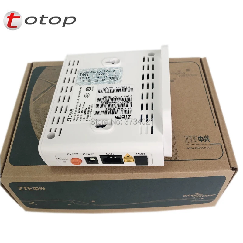 100% новый ZTE оригинальный Однопортовый ONU F601 GPON ONT Волоконно Оптическая сеть 1GE zte f601
