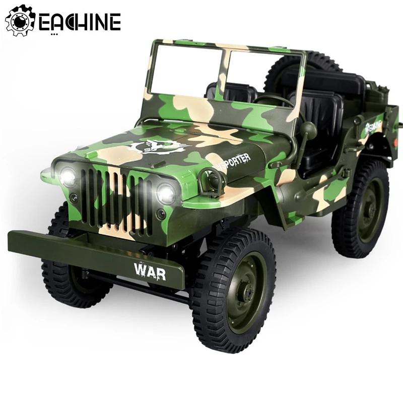 Eachine EC01 1/10 2,4G 4WD Rc автомобиль джедай транспортер камуфляж военный грузовик RTR игрушки