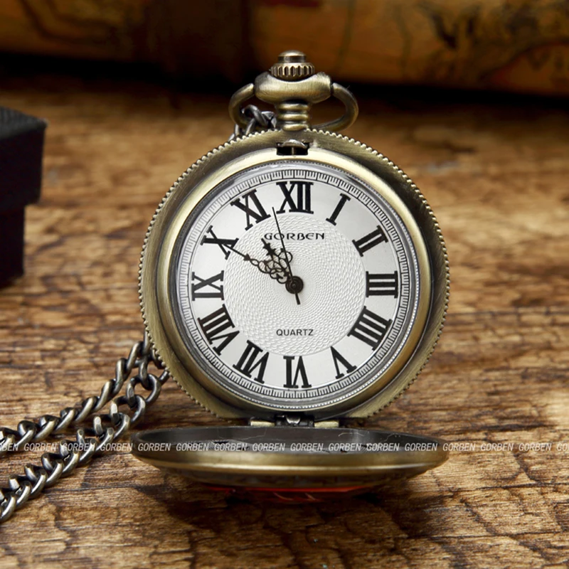 Мужские и женские кварцевые наручные часы с цепочкой римскими цифрами | Наручные