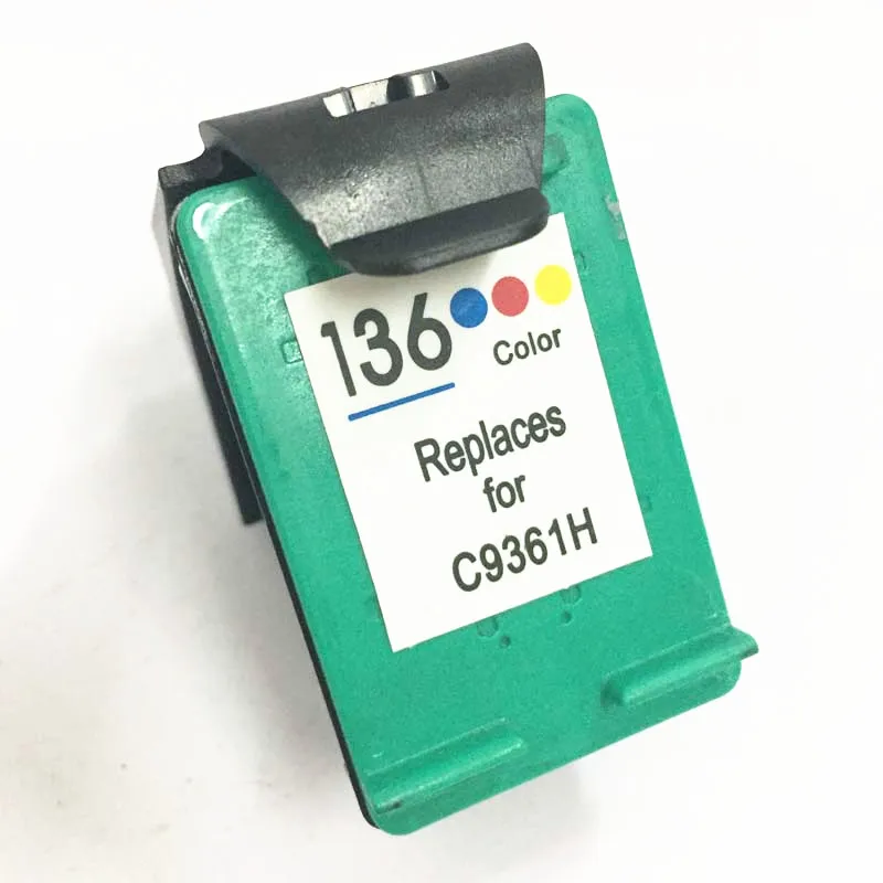 Сменный чернильный картридж einkshop 136 для hp Deskjet 5443 D4163 6213 Photosmart 2573 C3183 D5163 PSC 1513 |