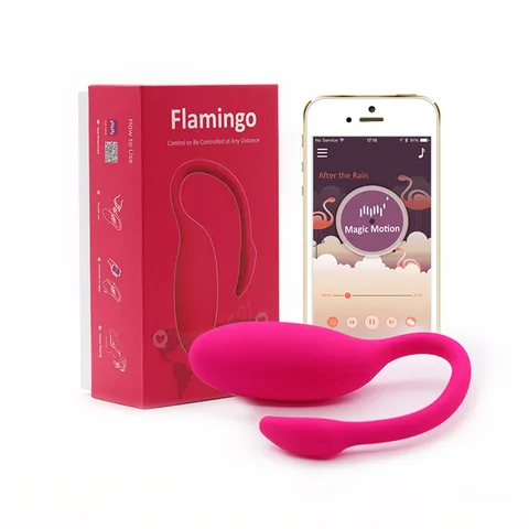 Вибратор Flamingo с дистанционным управлением по Bluetooth