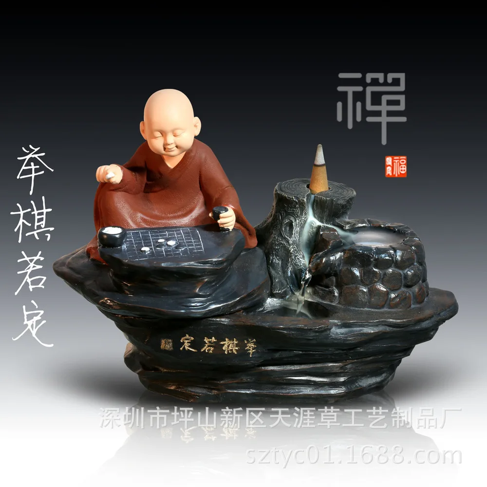 

Factory direct water atomization creative young novices poetic incense resin crafts ornaments back