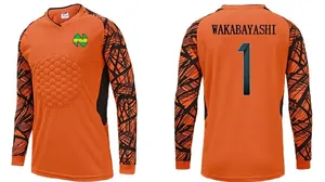 Трикотажный костюм капитана Цубаса, японского футбола, команды вратаря Nankatsu, Вакабаяси гензо, для косплея