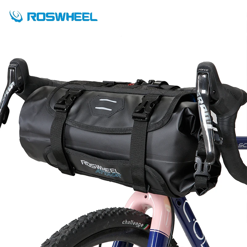Сумка на руль ROSWHEEL для велосипеда 3 7L Водонепроницаемая передняя трубка