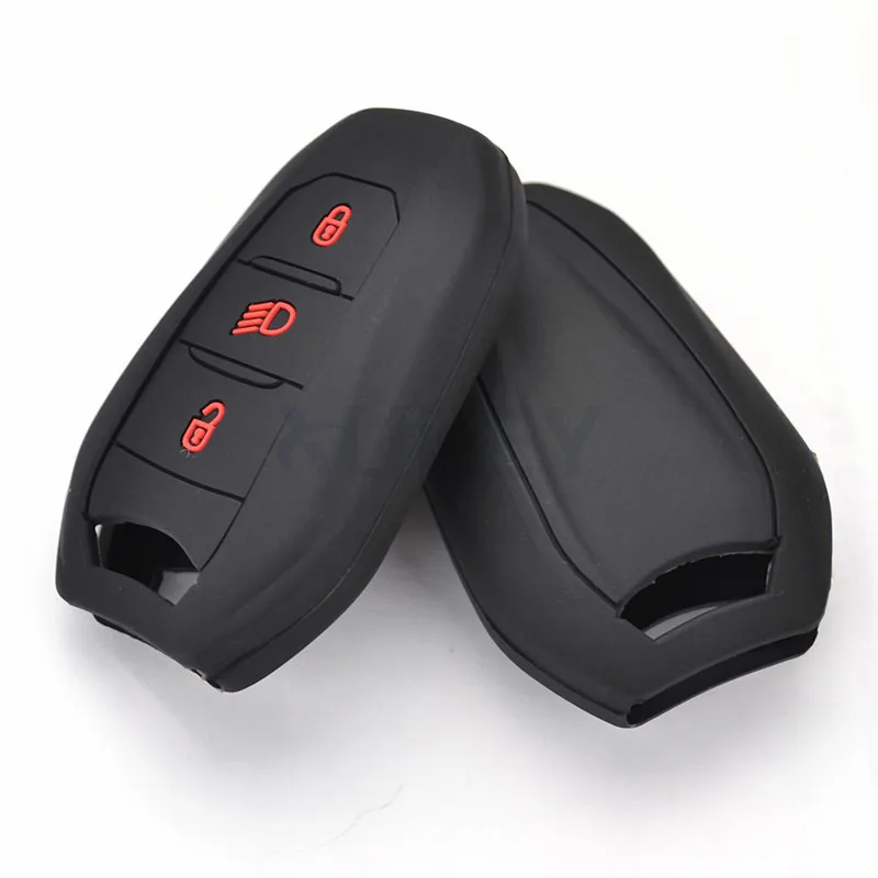 Силиконовый пульт дистанционного ключа чехол для Peugeot 208 308 508 3008 5008 Citroen C4 DS3 DS5 DS6 Fob