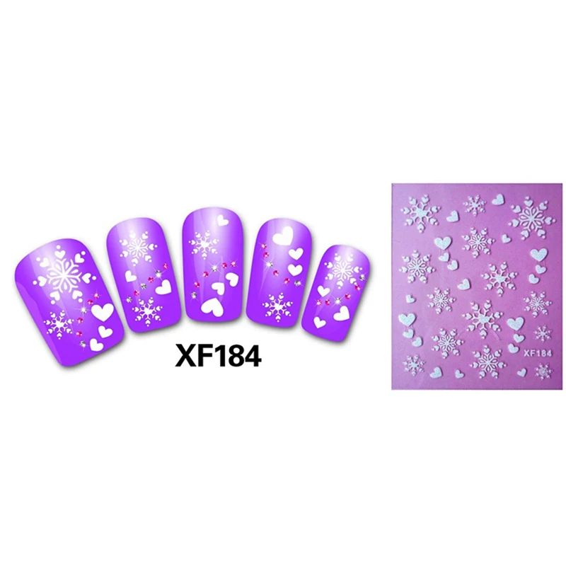 Модный дизайн 3D переводные наклейки для ногтей девушек и женщин инструменты