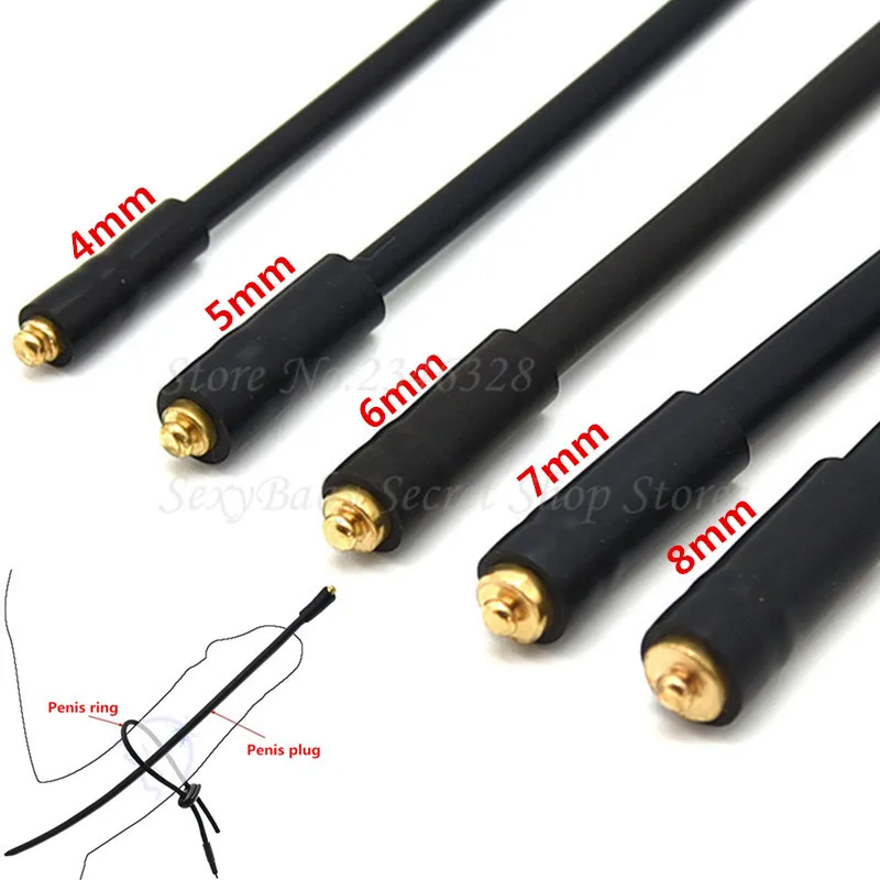 5pcs/lot Electric Shock Accessories Silicone Urethral Sound Catheter Electro Penis Plug Dilators Sex Toys For Male Masturbation |