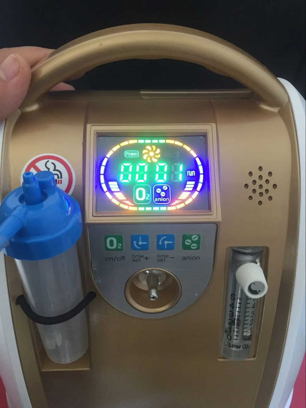 

XGREEO 1-5LPM portable oxygen concentrator oxygen generator mini concentrator for COPD blue and gold colors to choose