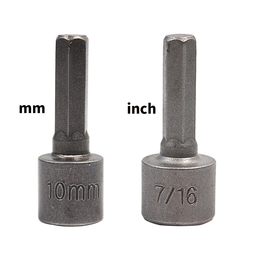 Power Nut Driver 14pcs/lot Drill Bit Set Metric Socket Wrench Screw 1/4" Hex | Инструменты