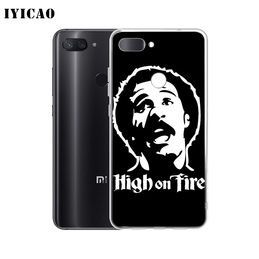 Мягкий силиконовый чехол для телефона IYICAO High on Fire Xiaomi Mi 9 8 SE 6 A1 A2 Lite F1 MIX2S MIX3 из ТПУ |