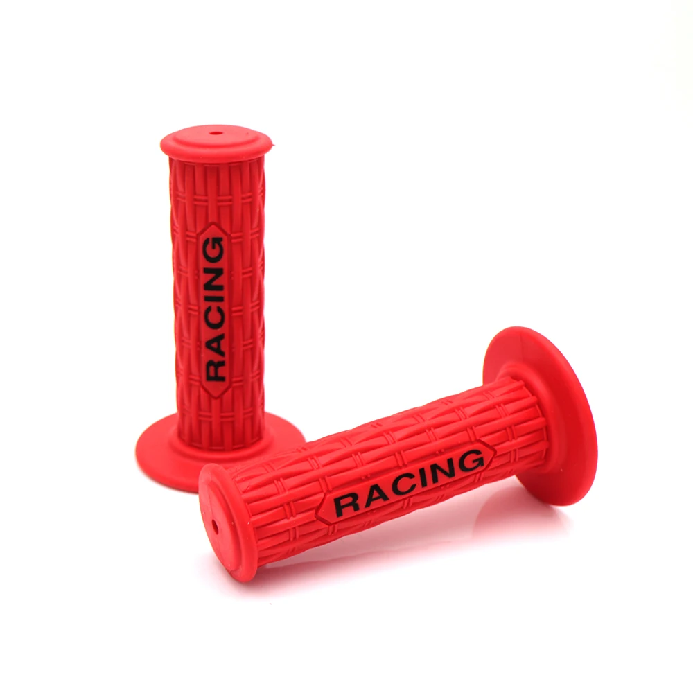 Black Universal 7/8'' 22MM Motorcycle handle grips racing handlebar grip for Honda kawasaki Yamaha Suzuki Ducati Hyosung BMW |