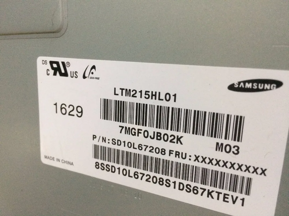 

original new LTM215HL01 industry lcd screnn