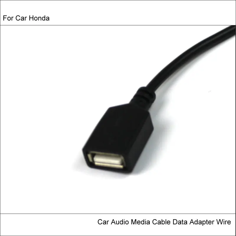 Оригинальные разъемы для USB адаптера Honda CRV CR V/City Автомобильное CD радио кабель