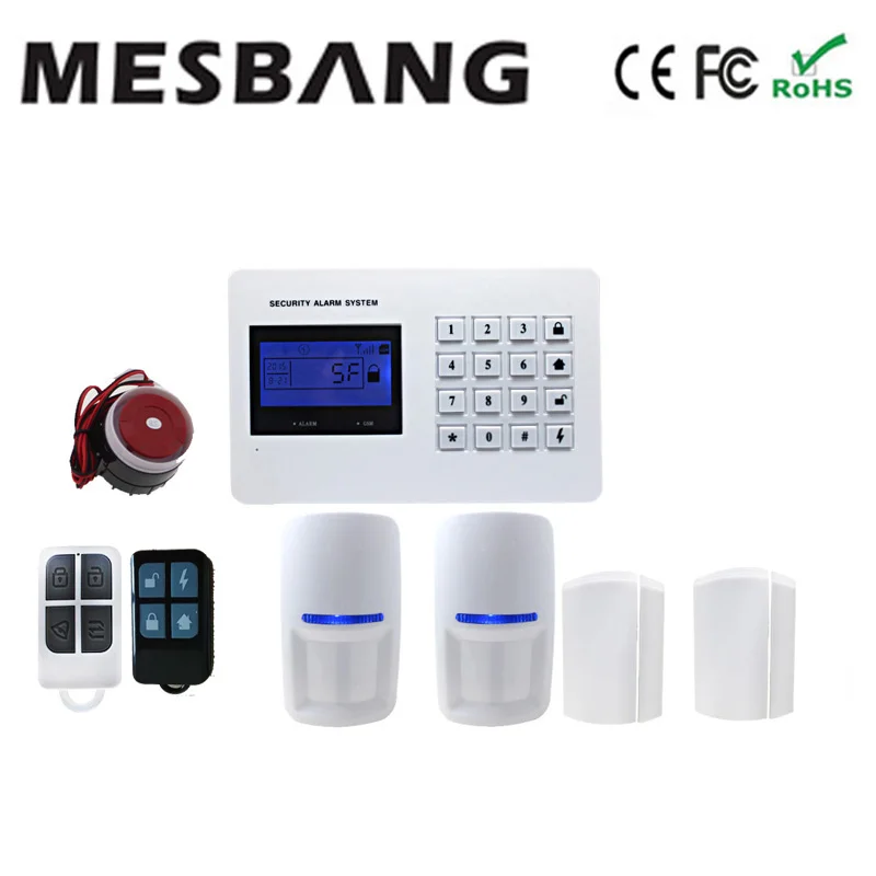 Беспроводная gsm сигнализация и телефонная система безопасности управление через