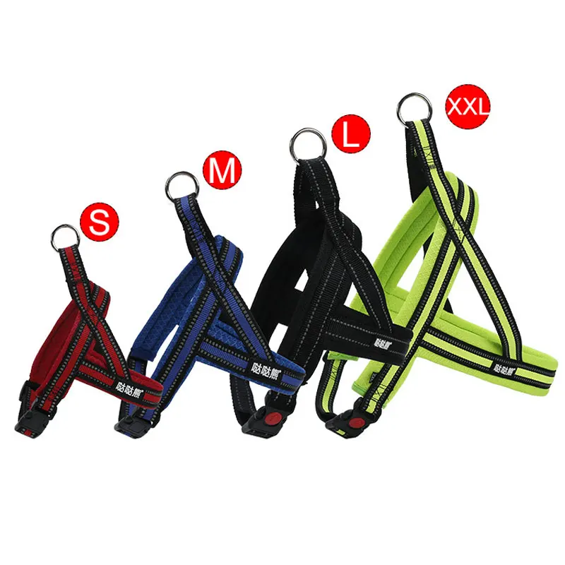 Adjustable No Pull Pet Dog Harness Vest Large Soft Breathable Walk Nylon Reflective For Medium Dogs | Дом и сад