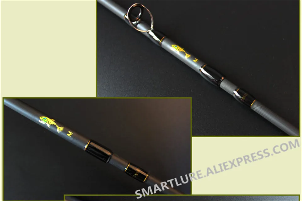 YUANWEI baitasting стержень 2 Ses S702M/2,1 момме/на возраст от 6 до 24g/6-14lb FUJI аксессуары IM7 углерода приманка литые удочки Vara De PESCA Olta
