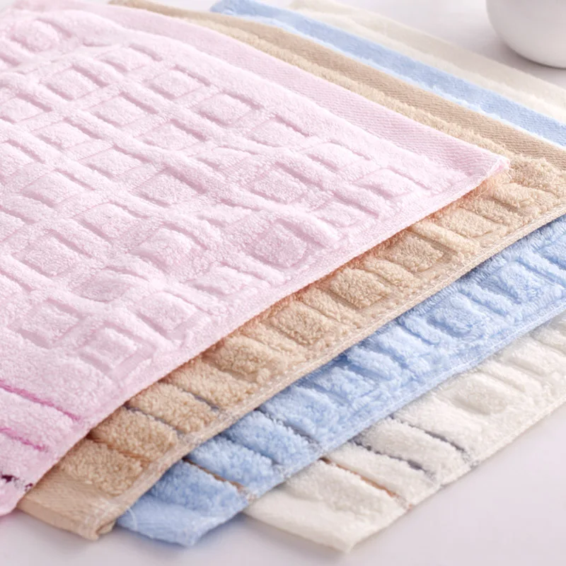 30*30cm Soft Cotton Towels For Children Kids Cute Nursery Drying Hand Face Baby Towel Small | Дом и сад