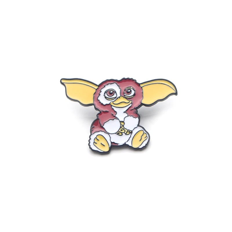 Gremlins Gizmo из цинкового сплава с героями мультфильмов в стиле «панк» забавные булавки броши для рюкзака, одежды для Кепка для мужчин и женщин, значки-украшения медали J0002
