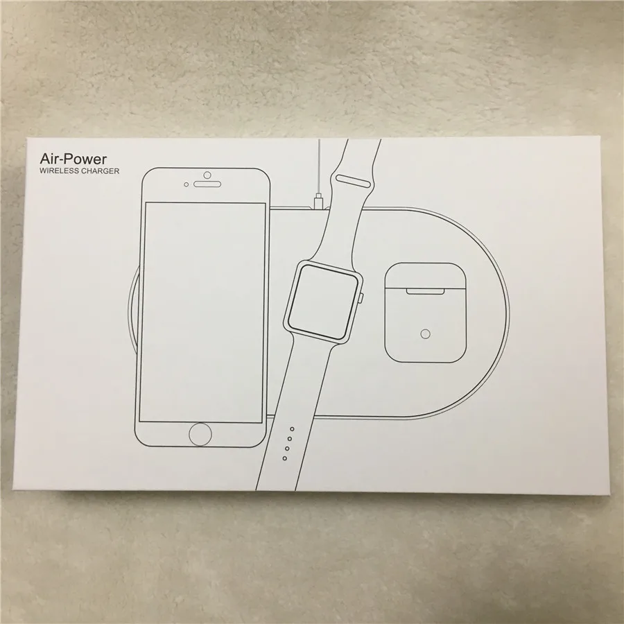 Беспроводное зарядное устройство Three in one для AirPower apple watch быстро заряжает 5 V 2A iPhone 8