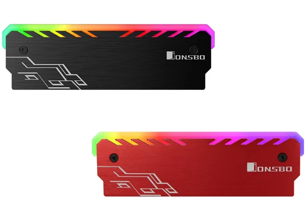 JONSBO RGB радиатор памяти ram Крышка корпуса алюминиевый радиатор ram жилет RGB подсветка